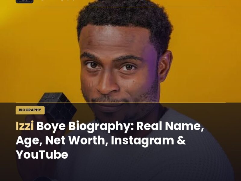 Izzi Boye Biography